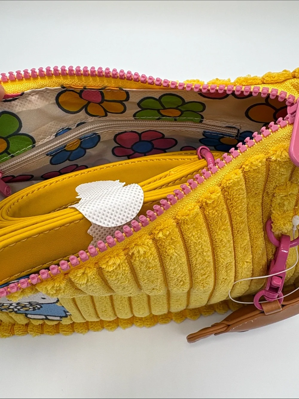Whatever Makes You Happy Miffy Yellow Corduroy Purse